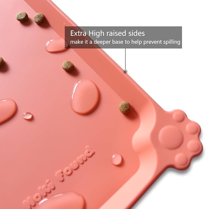 Hoki Found L Silicone Non Slip Pet & Cat Dog Feeding Tray - Image 2