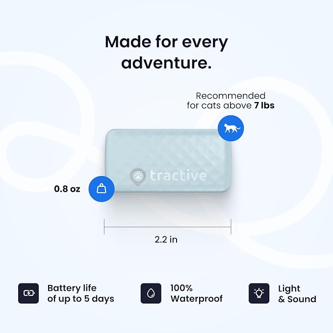 Tractive Smart Cat GPS Tracker | Real-Time Location & Wellness Monitoring - Image 7