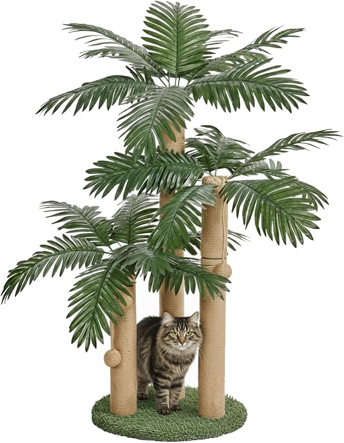 31.5Inch Cat Scratching Post, Cat Scratcher Tree by LEMONDA