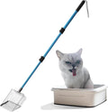 Cat Litter Scoop Long Handle: 22"-40.5" Extendable Metal Cat Poop Scooper by Polarduck