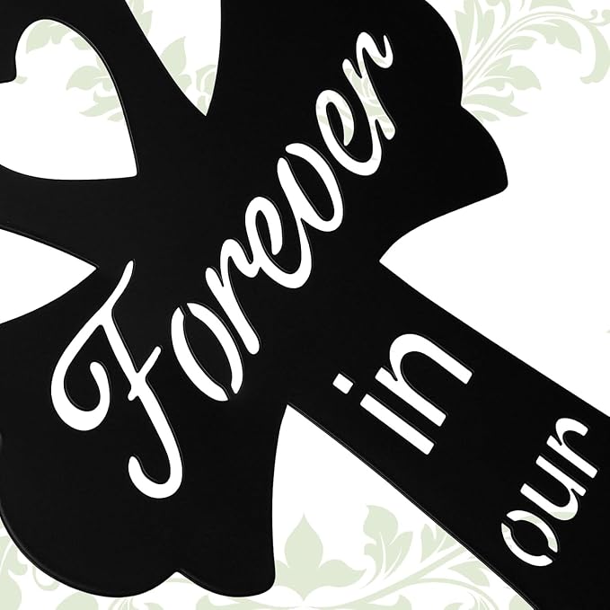 Grave Decorations for Cemetery: Forever in Our Hearts Metal Pet Grave Marker - Image 7