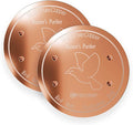 2-Pack Upgraded Bird Bath Copper Disks, 0.8mm Reinforced 99.99% Pure Copper by ENSAYEER