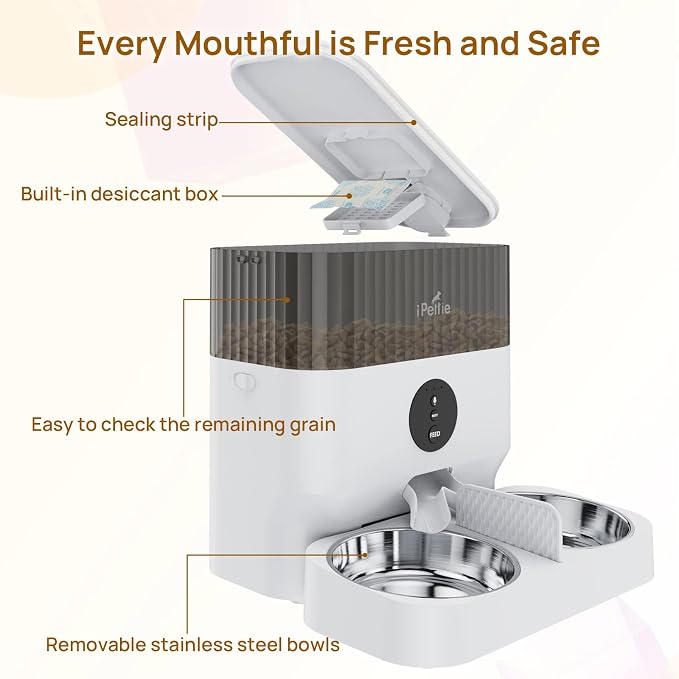 iPettie Automatic WiFi Pet Feeder - Image 6