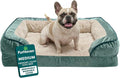 Furhaven Memory Foam Dog Bed for Medium/Small Dogs w/ Removable Bolsters & by FurHaven