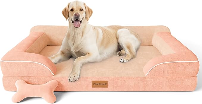 Jumbo Dog Bed for Extra Large Dogs, Orthopedic Dog Bed by CWAWZ