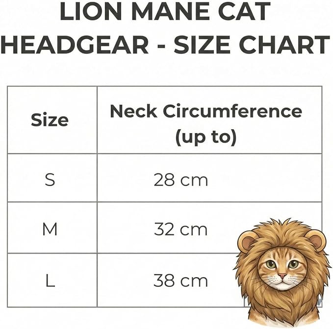 Lion Mane Wig Pet Costume, Costumes - Image 2