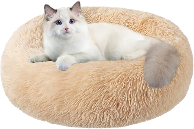 Nisrada Cat Beds for Indoor Cats, 20 Inch Dog Bed for Small Melium Large Dogs by Nisrada