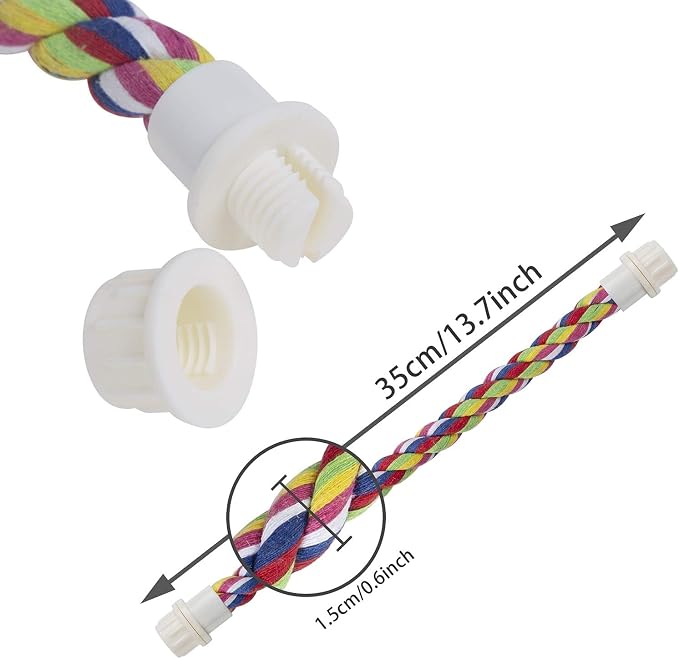 Rope Bungee Bird Toy - Image 6