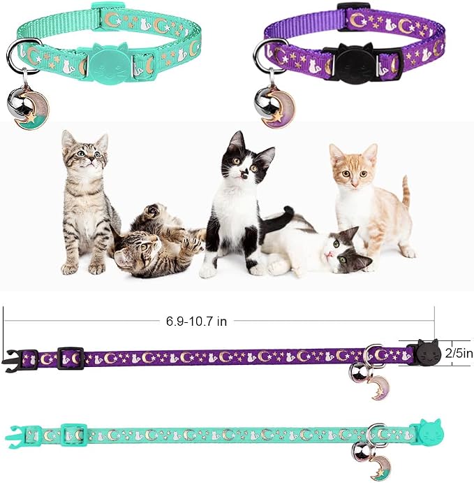 Baeuppit 2PCS Breakaway Cat Collars - Image 5