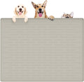 39.4"x29.5" Large Pet Food Mat, Silicone Dog Mats by WelcometoULTIBE