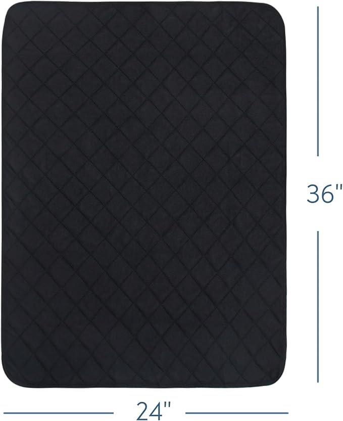 2 Pack Washable Incontinence Bed Pads, Reusable Underpads - Image 5
