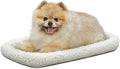 MidWest Homes for Pets QuietTime XS Dog Bed – White Fleece Bolster, Ultra-Soft by MidWestHomesForPets