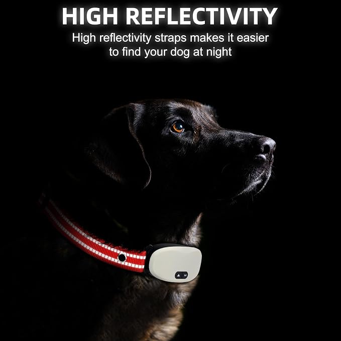 Collar Replacement Strap, Reflective Replacement Nylon Collar Strap Dog GPS - Image 2