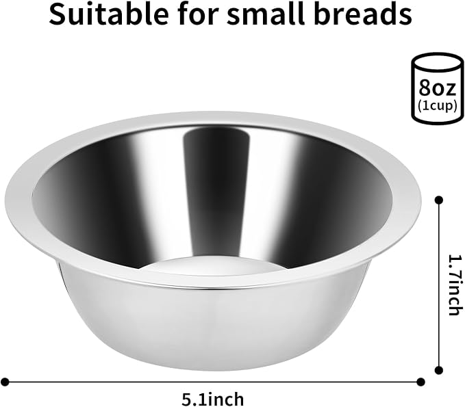 2PCS Kennel Water Bowl Hanging, Stainless Steel Puppy Bowls - Image 2