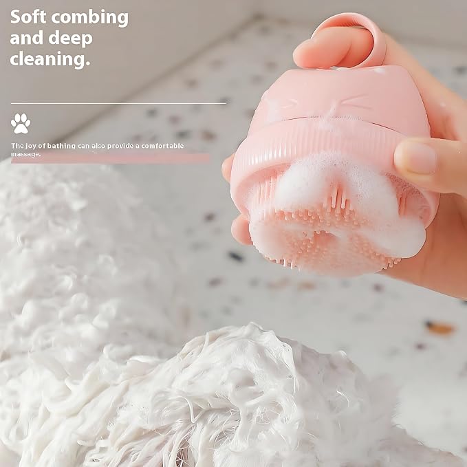Silicone Cat Bath Brush - Image 4