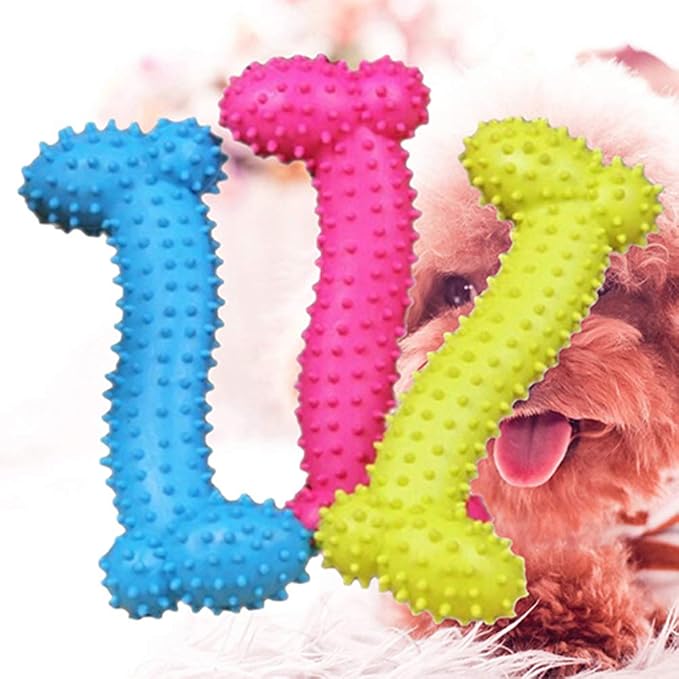 Pet Chew Toys, Resistant to Bite Bone Pet Dog Puppy Molar Thorn Chew Toy by Unknown