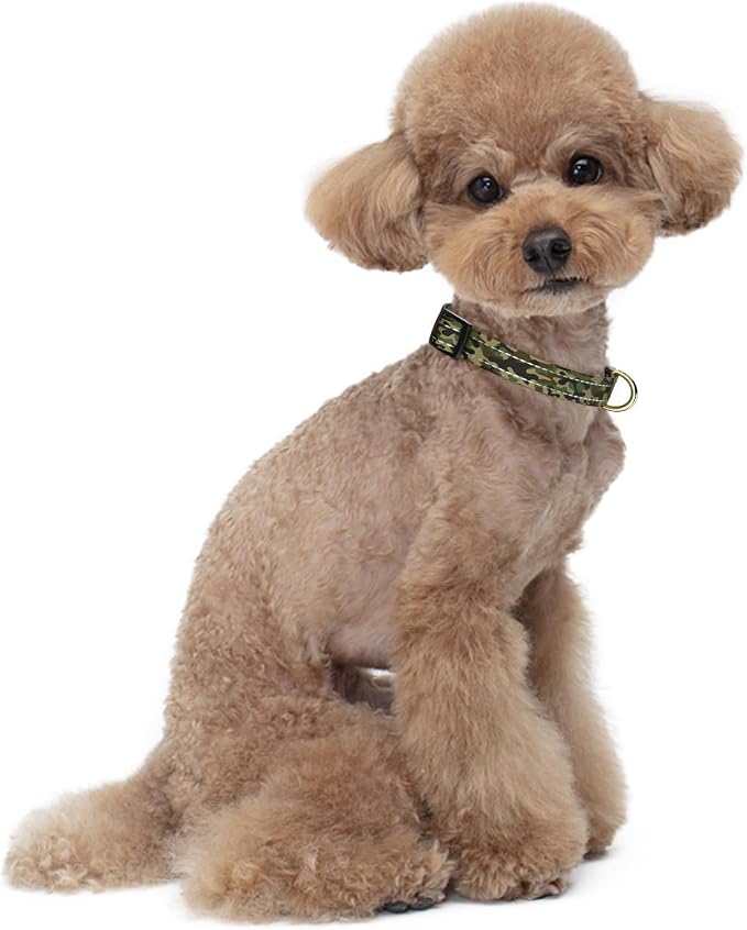 MOODEL Reflective Dog Collar for Small Dogs Cats, Cute Camouflage Adjustable - Image 2