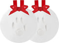 Pearhead Pawprints 2-Pack Christmas Ornament, DIY No Mess Pet Paw Print Holiday by Pearhead