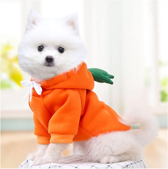 Warm Dog Winter Clothes Cute Fruit Dog Coat Hoodies Fleece Pet Dogs Costume - Image 4