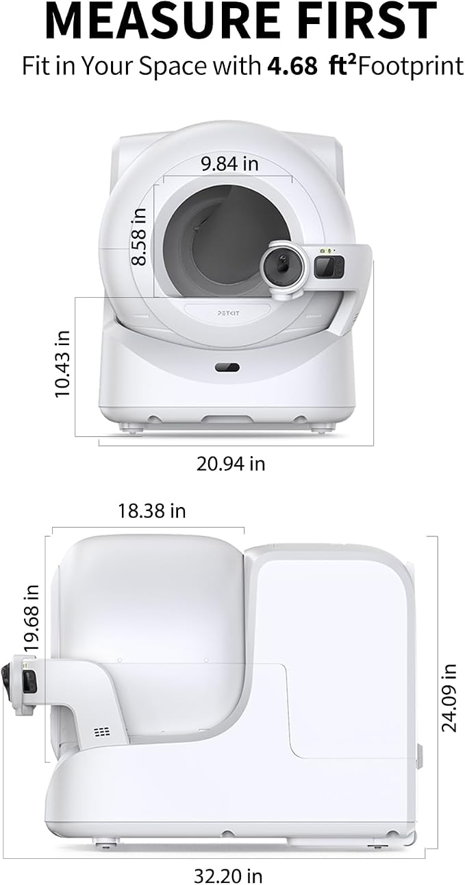 PETKIT Purobot Ultra Auto Waste Packing & Multi-Cat Toilet Behavior Ai Camera - Image 8