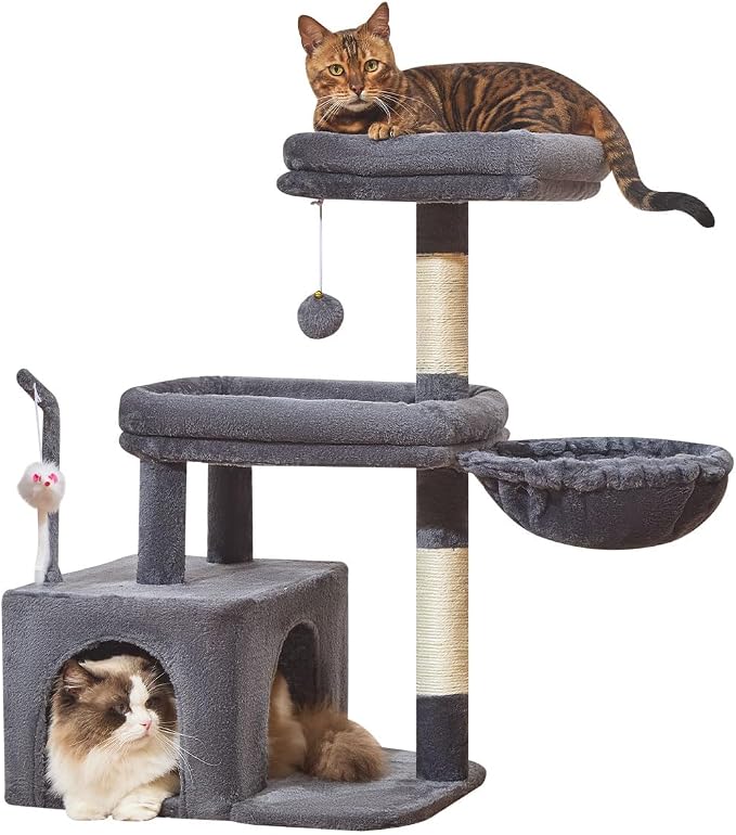 Taoqimiao MS043G Cat Tree, 32.2-Inch Cat Tower - Image 8