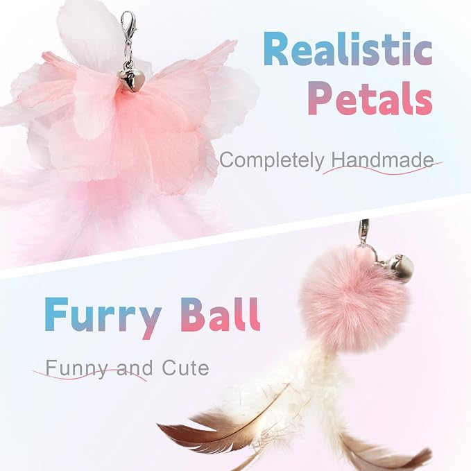 SONGWAY Cat Wand Toys for Indoor Cats - Image 3