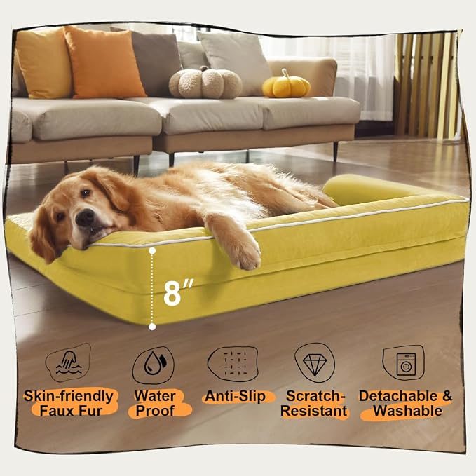 Large Dog Bed Orthopedic Washable - Image 6