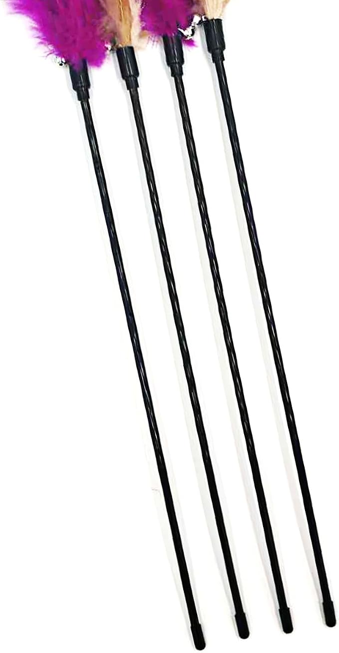 4 PCS Interactive Cat Teaser Wand - Image 4