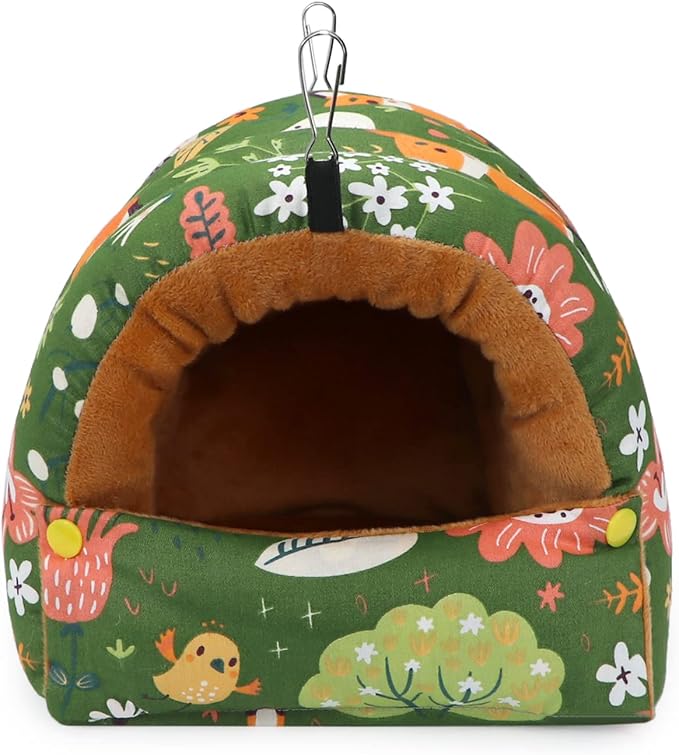 Wontee Bird Nest House Winter Warm Snuggle Hut Bird Bed Hanging Hammock - Image 3