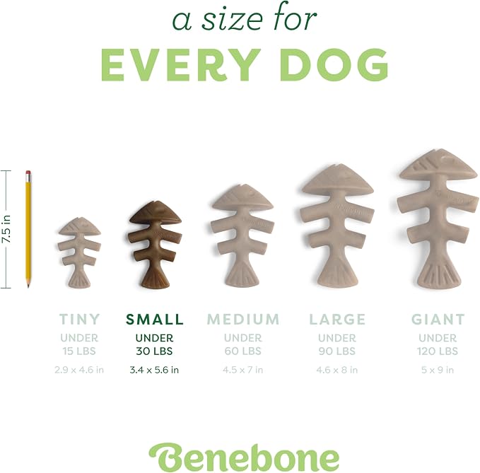 Benebone Fishbone Durable Dog Chew Toy - Image 4