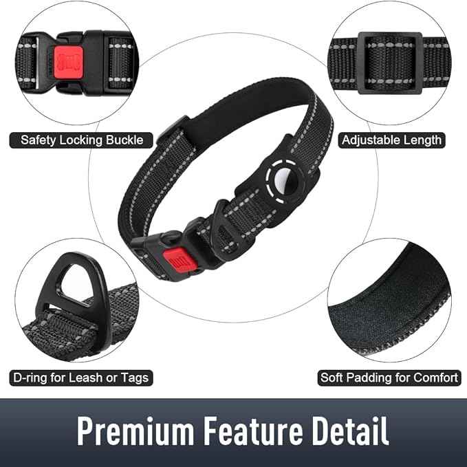 Airtag Dog Collar with AirTag Holder