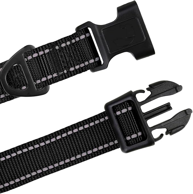 TagME Small Dog Collar, Adjustable Reflective Nylon Pet Collar - Image 4