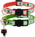 2 Pack Glow in The Dark Cat Collar by Barleygoo