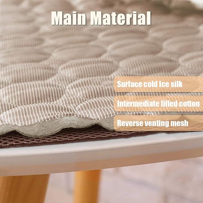 Washable Dog Cooling Mat Ice Silk Cooling Mat - Image 2