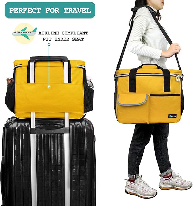 PetAmi Dog Travel Bag, Travel Pet Bag Organizer, Dog Food Travel Bag - Image 5