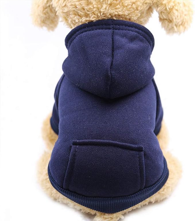 Jecikelon Winter Dog Hoodie Sweatshirts by Jecikelon