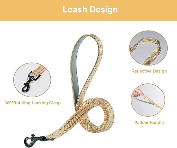 Hipubby Dog Harness and Leash Set, No Pull Soft Mesh Puppy Harness - Image 4