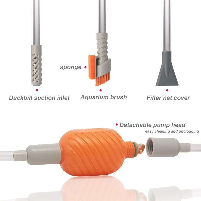 Compact Aquarium Siphon Vacuum and Water Changer Kit - Image 2