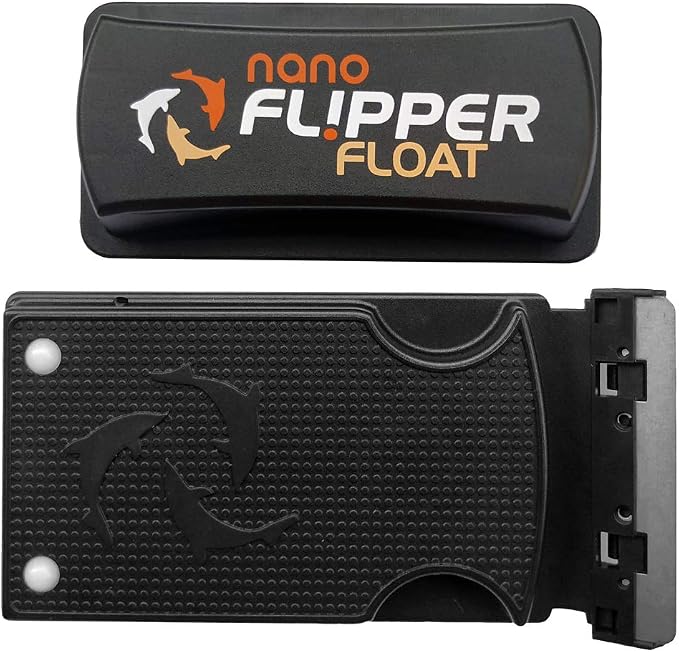 FLIPPER Float Nano Magnetic Aquarium Cleaner – 2-in-1 Flip Scrubber and Scraper by FLPPER