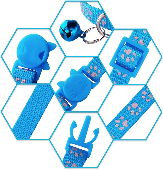 Blue Reflective Cat Collar - Image 6
