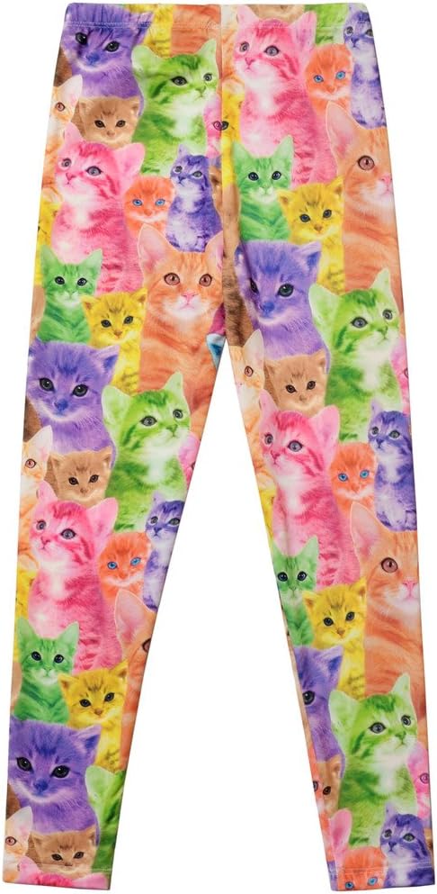 Girl Unicorn Leggings Kid Rainbow Print Legging Tights Trousers Slim Long Pants - Image 4