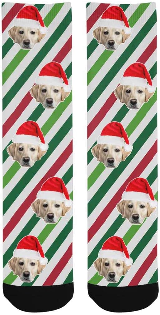 Custom Face Socks, Personalized Dog Lover Pet Photo Picture on Socks Unisex - Image 3