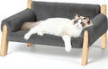 Elevated Cat Couch Bed for Indoor Cats by FAMIDGE