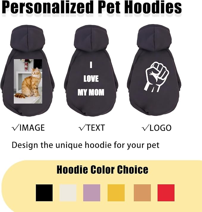 Custom Dog Hoodie, Personalized Sweatshirt - Image 3