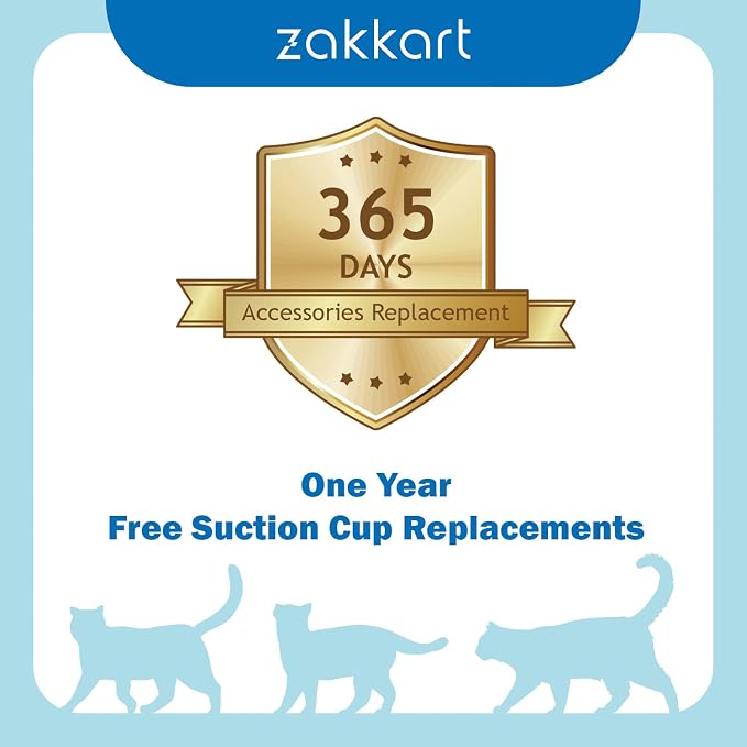Zakkart Foldable Cat Hammock for Window - Image 8