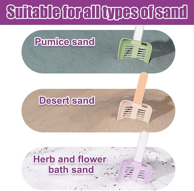 DONGKER Hamster Litter Scoop, Reusable Hanging Hamster Sand Bath Scoop - Image 6