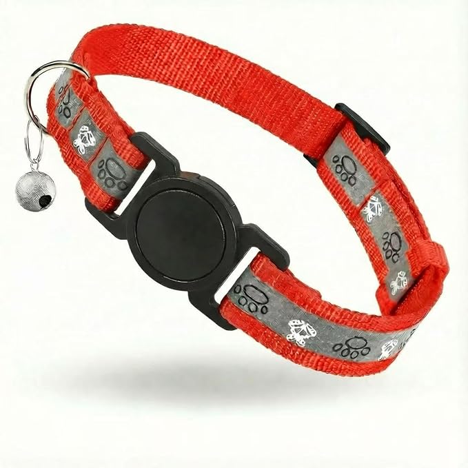 Cat Collar Breakaway, Reflective Kitten Collar by ODOKELE