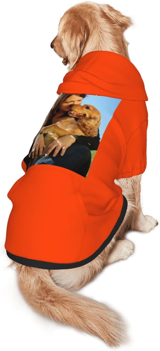 Custom Dog Hoodie Add Your Design Soft & Warm Personalized Photo Text Logo Name - Image 3
