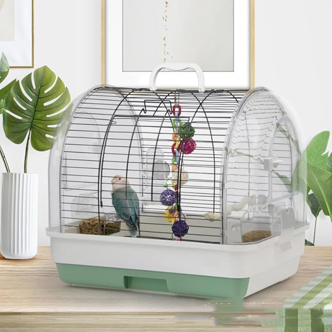 Travel Bird Cage Carrier, Portable Travel Parrot Cage - Image 7