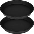 2 Pack of 20 21 inch Plant Saucer Round, Deep Plant Saucers by Bleuhome